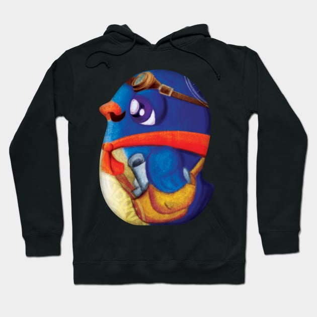 Courier Bird Hoodie by zoneo